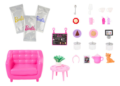 Boneca Mattel Barbie Cafetería Hkt94