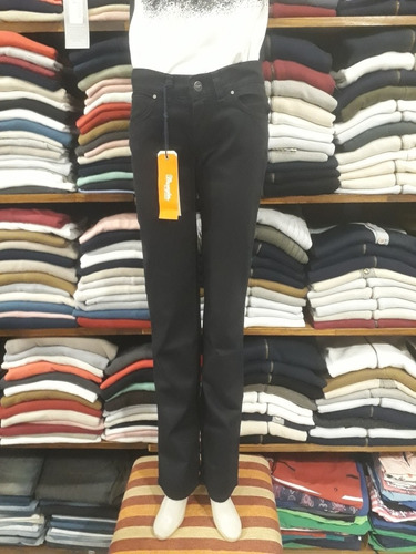 Jeans Wrangler Dama Carol Pierna Recta 