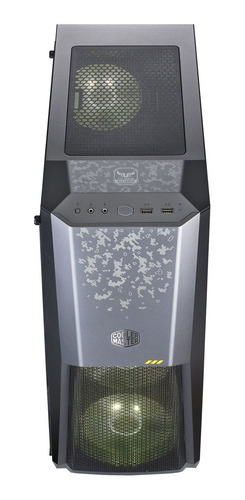 Gabinete Masterbox Mb500 Tuf (asus) Edition - Atx Mid-tower 2 Rgb Fans Com Controlador - Mcb-b500d-kgnn-tuf