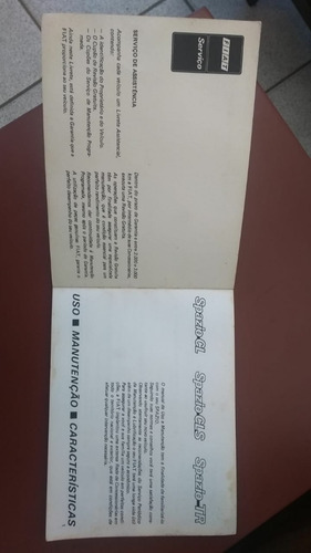 Imagem 3 de 4 de Manual De Uso E Manutenção Fiat Spazio (1983)