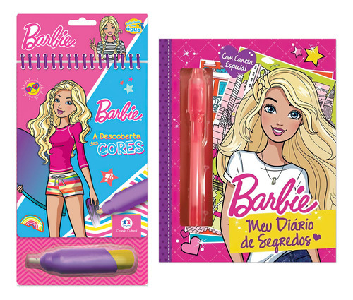 Kit Barbie Com 2 Livros: Livros Da Barbie, De Barbie. Série 1, Vol. 1. Editora Ciranda Cultural, Capa Mole, Edição 1 Em Português, 2023