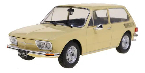 Miniatura Carro Volkswagen Brasilia 1976 1/24 - Cores Cor Bege