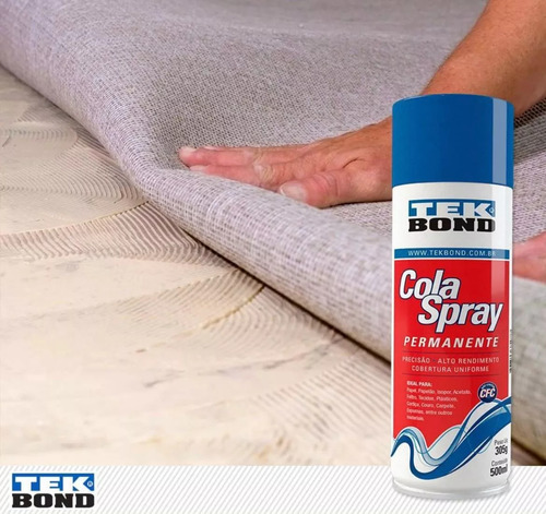 Cola Spray Permanente 305g/500ml Artesanato Tek Bond