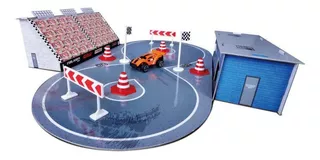 Maisto Fresh Metal Play Places Figure & Race Track