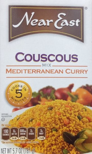 Cercano Oriente, Couscous, El Mediterráneo Curry Sabor