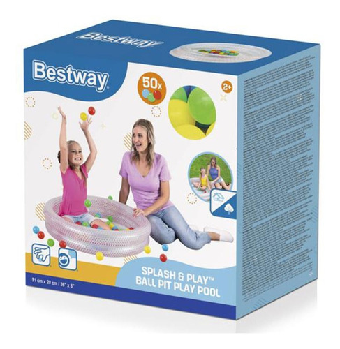 Piscina Redonda Con Pelotas Para Niños Bestway