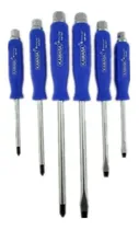 Comprar Set Kit Juego De Destornilladores De Golpe 6 Piezas Kamasa