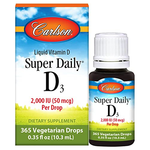 Carlson - Super Daily D3 2000 Ui (50 Mcg) Por Gota, 4dzpl