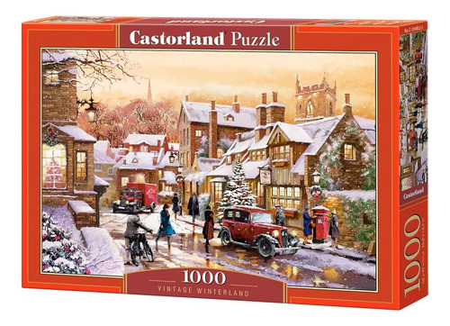 Castorland Rompecabezas De 1000 Piezas, Vintage Winterland, 