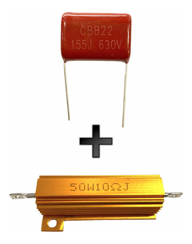 Combo Condensador 155j Y Resistencia Para Driver O Tweeter