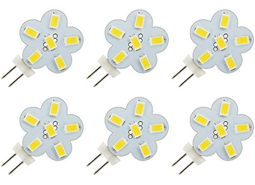 Paquete De 6 - Lámpara G4 Bi Pin 3w Bombilla Led Montaje Lat