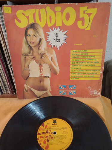 Compilado Studio 57 16 Hits Varios Artistas Vinilo Lp