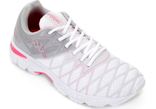 Tênis Feminino Kappa Impact 2 Cinza E Pink Nº 37 Original