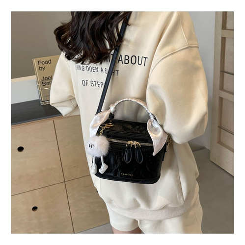 Bolso Pequeño Moderno Para Mujer, Bufanda De Seda Con Cadena