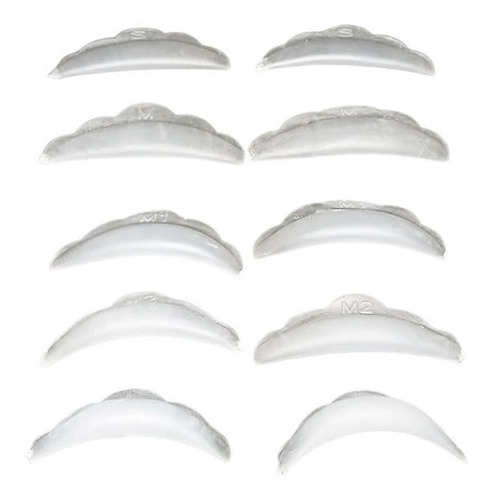 Bigudíes De Silicona 5 Tallas Lifting De Pestañas