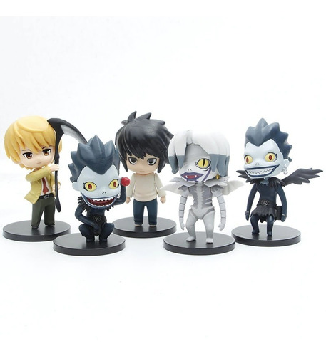 Imagen 3 de 3 de Set De 5 Figuras Death Note