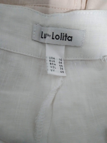 Pantalon De Lolita Talle 48, Cómodo Y Fresco. Impecable.