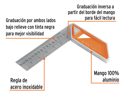 Escuadra Para Carpintero 6 Truper
