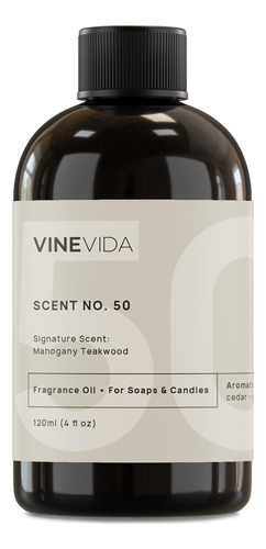 Vinevida [4 Onzas] Aceite De Fragancia De Madera De Teca De 