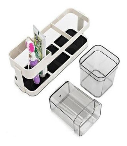 Imagen 4 de 7 de Porta Cepillo Y Organizador De Baño De Calidad Y Diseño,