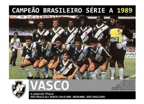 Comprar Quadro 20x30 Cu002F Moldura: Vasco Bí Campeão Brasileiro - 1989