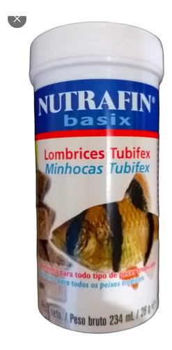 Alimento Nutrafin Tubifex O Lombrices