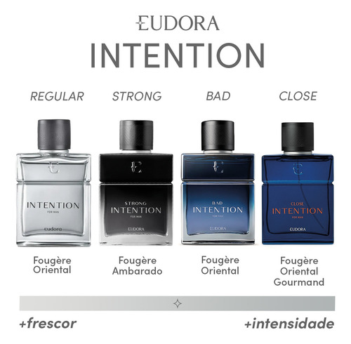 Perfume Masculino Eudora Close Intention For Man 100ml Volume Da Unidade 100 Ml