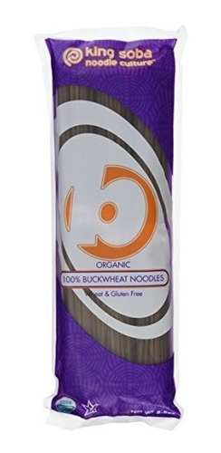 Rey Soba 3-pack Gluten, Orgánico 100% Alforfón Pasta Fideos 