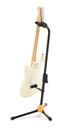 Suporte Profissional Guitarra Baixo Violão Hercules Gs412b Cor Preto/amarelo