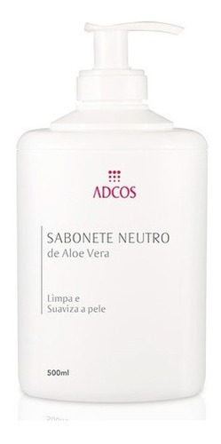 Adcos Professional Sabonete Neutro De Aloe Vera 500ml