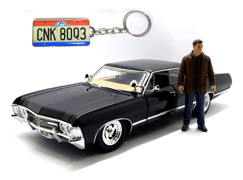 Chevrolet Impala 1967 Supernatural 1:24 Greenlight +chaveiro