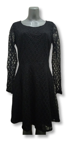 Vestidos De Fiesta Charming Charlie Encaje Negro - Talla M