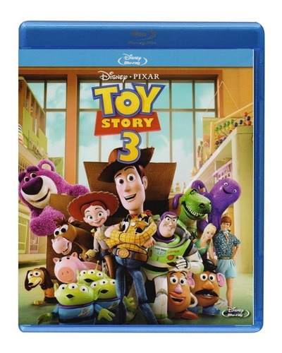 Toy Story 3 Tres Disney Pixar Pelicula Blu-ray