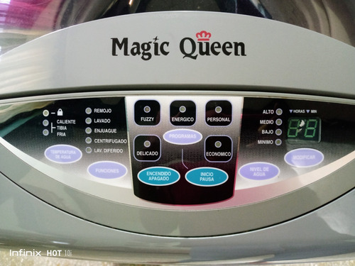 Lavadora Magic Queen Automática 7,5kg (no Hace Centrifugado)