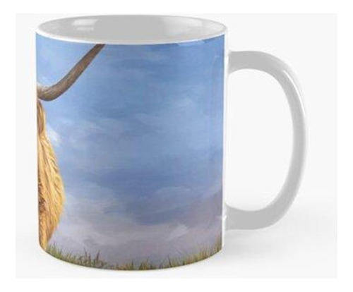 Taza 'flor' La Vaca Highland Calidad Premium