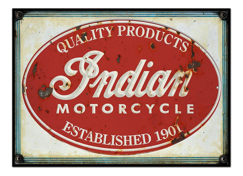 #66 - Cuadro Vintage 21 X 29 Cm / Indian!