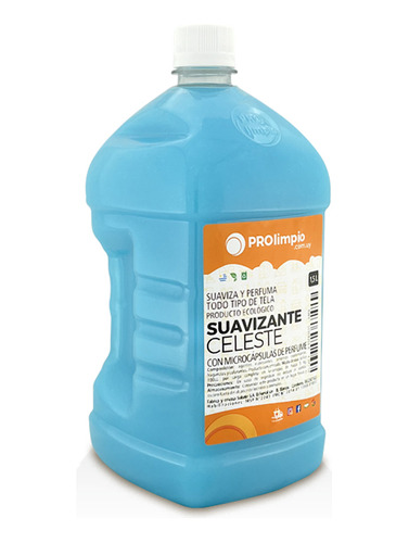 Suavizante De Ropa Y Fragancia Celeste 1.5lt - Prolimpio