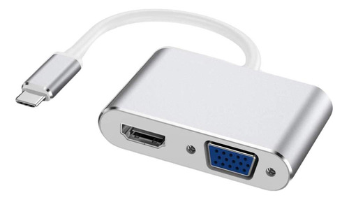 Adaptador Vga Hdmi Tipo C Para Ordenador Escritorio Portatil