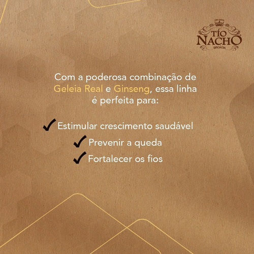 Shampoo + Condicionador Ginseng Tio Nacho 415ml