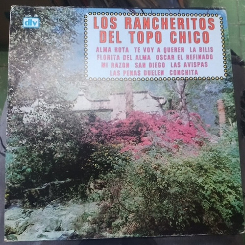 Los Rancheritos Del Topo Chico Alma Vinil,lp,acetato