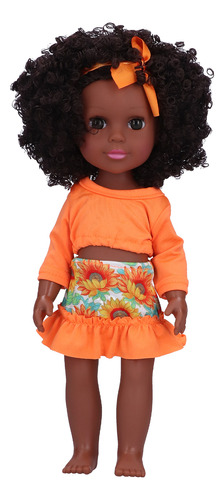 Muñeca Baby Dolls De 14 Pulgadas Para Niña Negra Africana, B