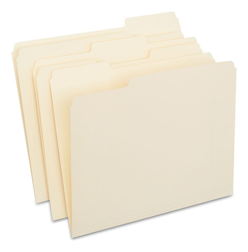 Carpetas De Archivos Staples 221689 Carta Manila De 3 Pestañ