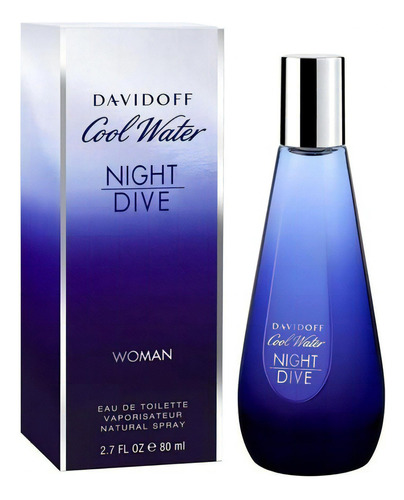 Perfume Mujer Davidoff Cool Water Night Dive Edt 80ml