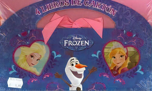 Frozen 4 Libros De Carton, De Sin . Editorial Sin Editorial En Español