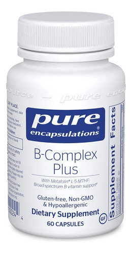 Complejo B Plus Pure Encapsulations 60 Capsulas