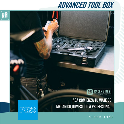 Imagen 4 de 10 de Caja Herramientas Bicicleta Profesional Pro Avanzado