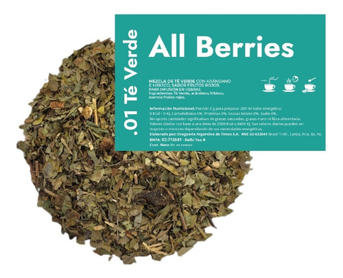 Te En Hebras Hora De Blendear X 250g - .1 All Berries