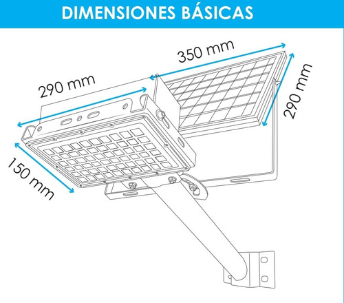 Suburbana Solar Sin Sensor 60watts Bateria P/48horas