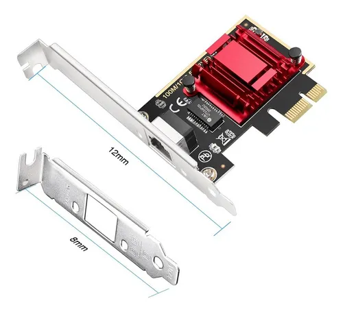 Tarjeta De Red Cudy Pe25 Pci-e 2.5 Gbps Con Low Profile