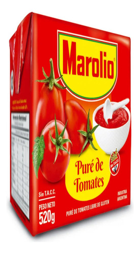 Pure De Tomate Marolio Tetra 520g